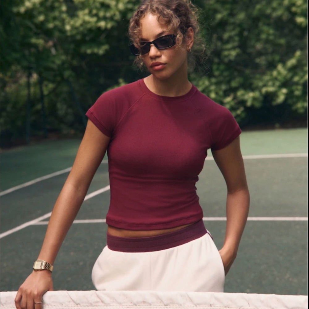 KOTN Egyptian cotton ribbed T-shirt